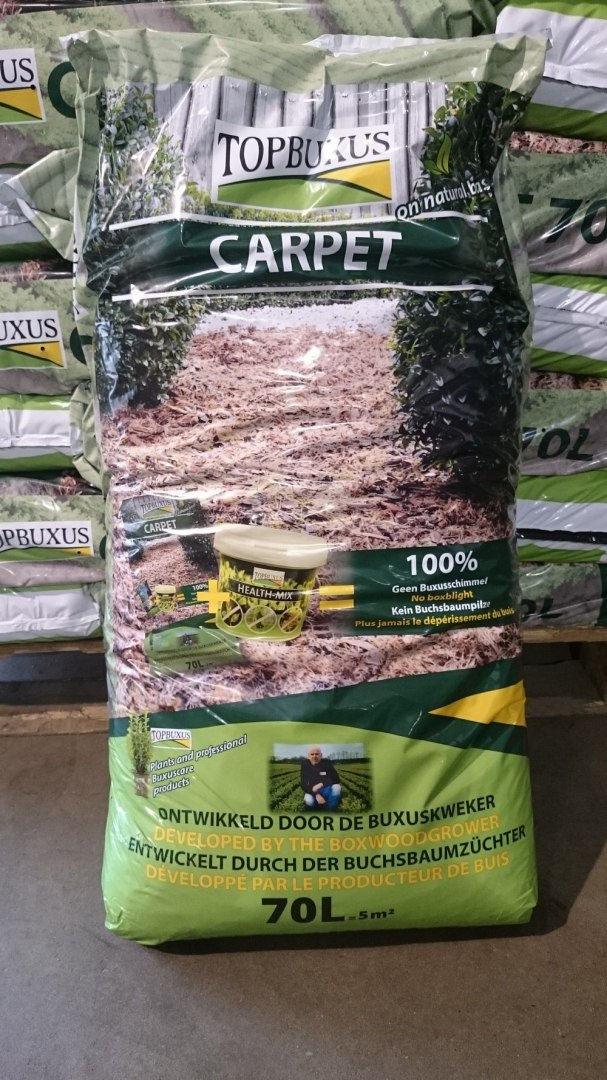 Topbuxus Carpet opakowanie 70L waga 14 kg wystarcza na 3-5 m2